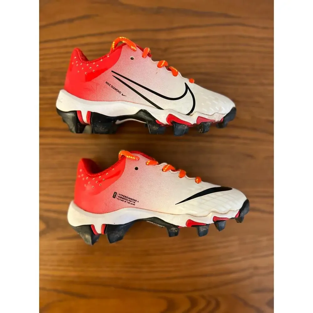 Nike Girls' Hyperdiamond 4 Keystone GG softball cleats Size 10C